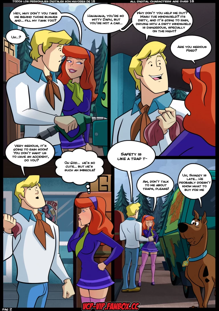 Hot Storm - Page 3.Daphne invites Fred to a secluded place.