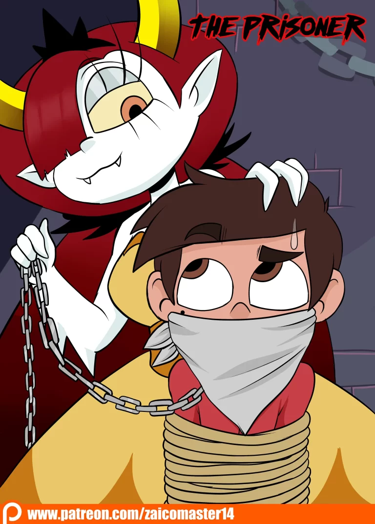 Hekapoo is tied up by Marco.