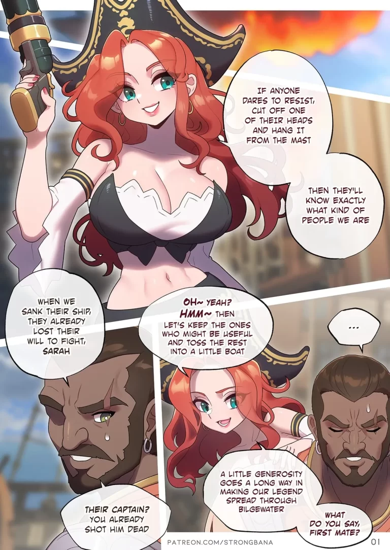 Miss Fortune chats with her team.
