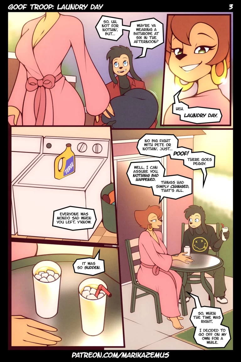 . Aunt Peg offers Max some lemonade.