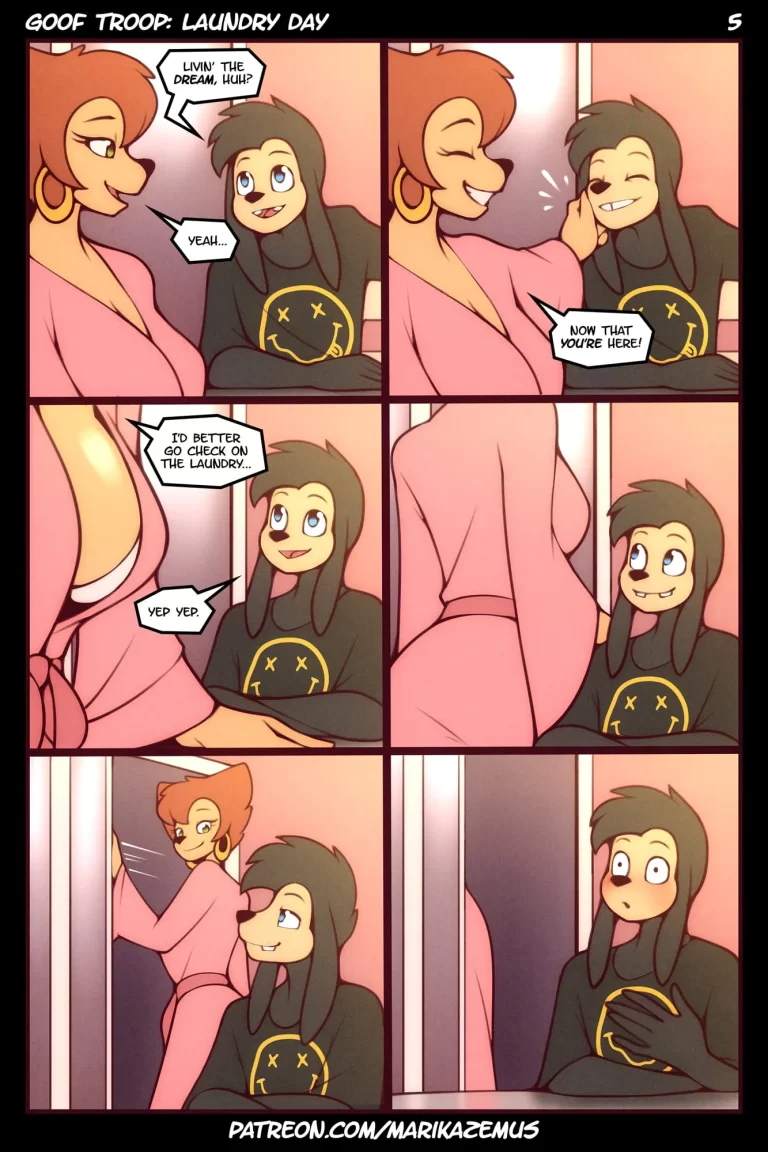 Aunt Pen flirts with Max.