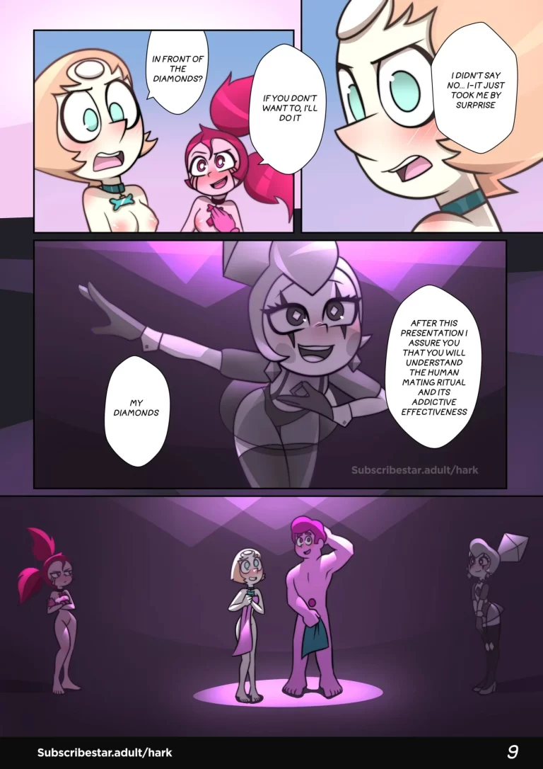 Pearl's girlfriends ask her to fuck Steven.