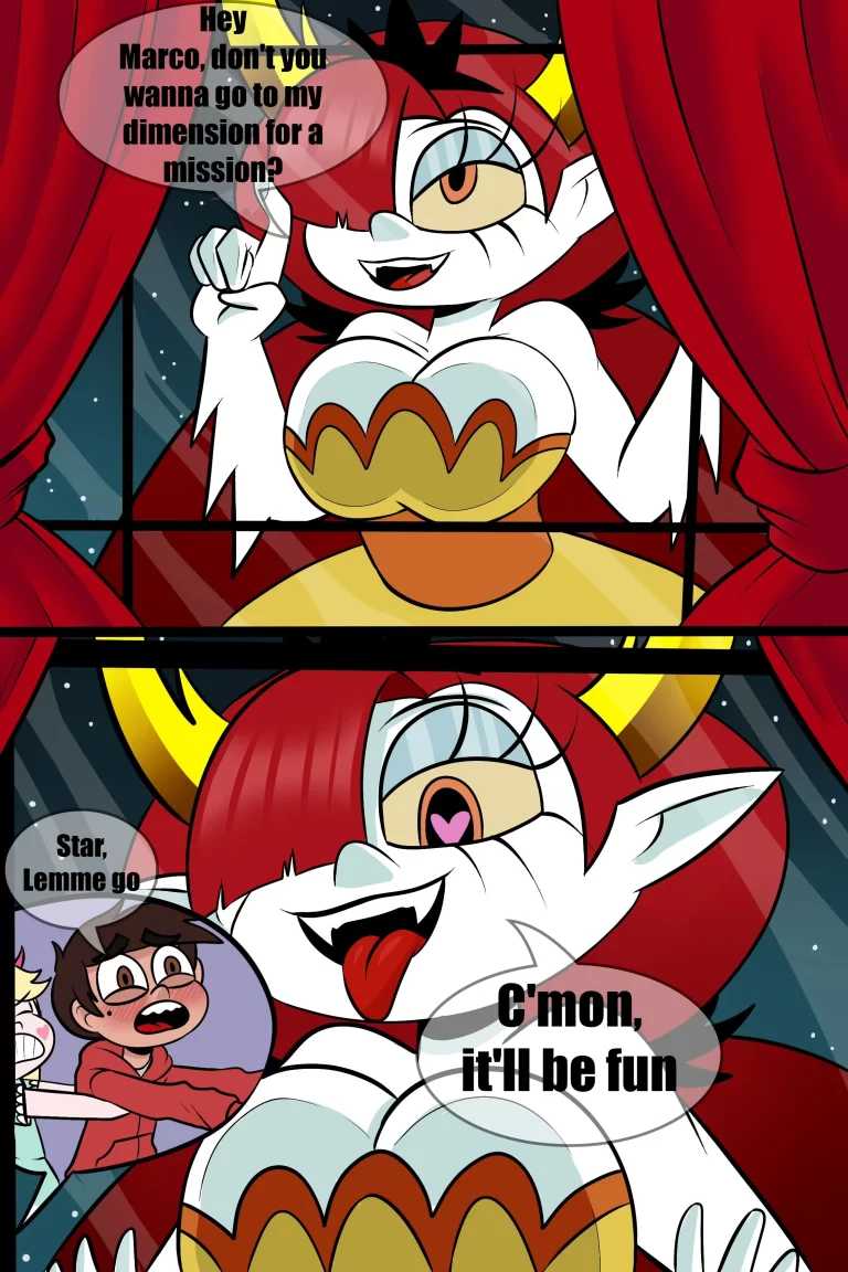 Hekapoo invites Marco to have sex, but Starlet won't let him go.
