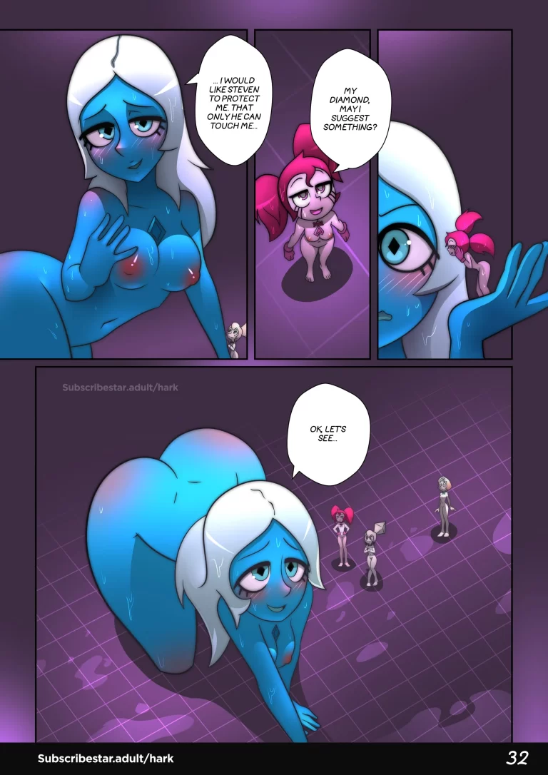Lapis Lazuli begs Steven to fuck her.