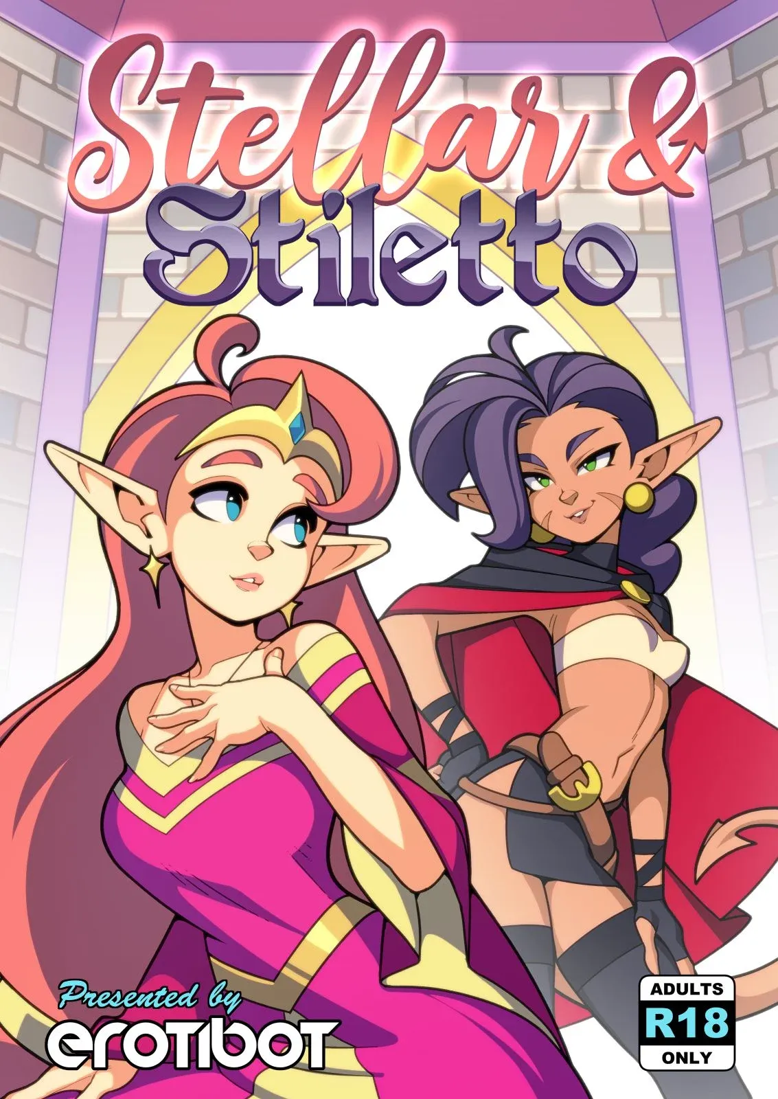 Stellar and Stiletto stand together.