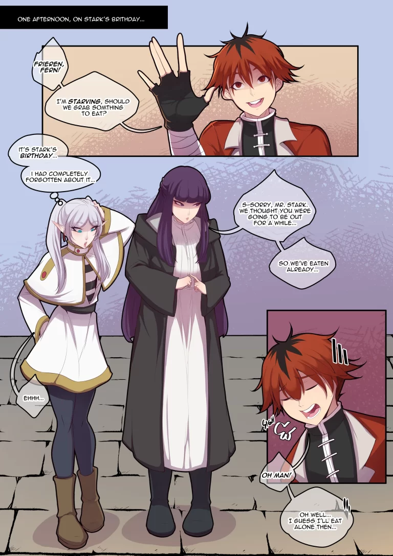 Ren and frieren came to stark.