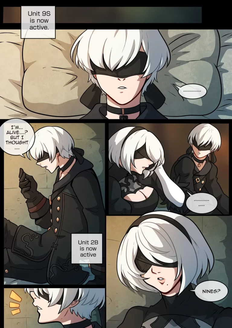 9S talks to 2b.