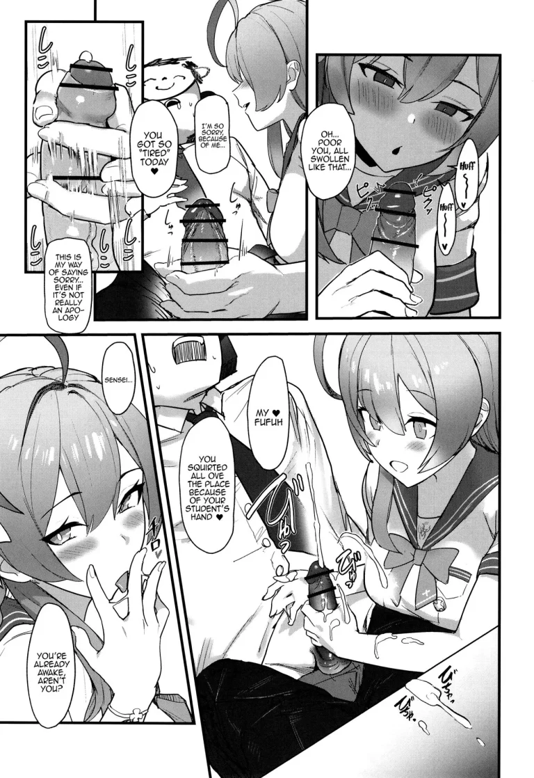 Hanako Urawa sucks sensei's dick.