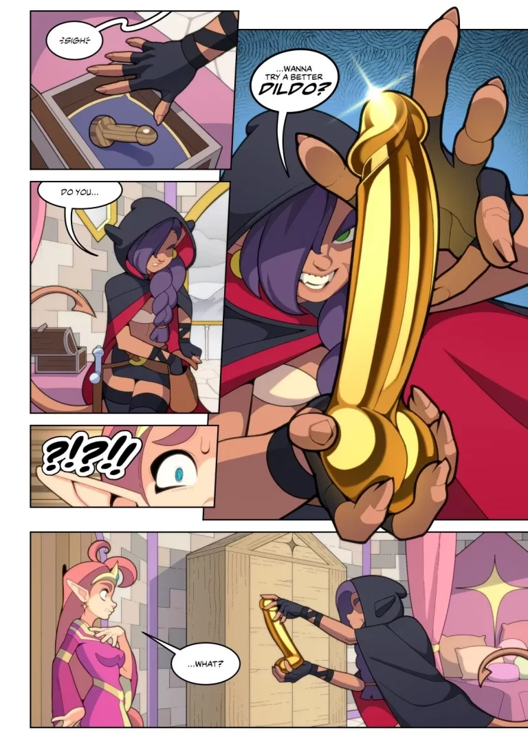 Stiletto brought Stellar a big dildo.