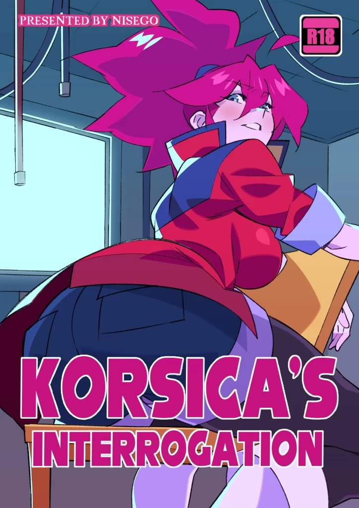 Korsica sits with a close-up of her ass.