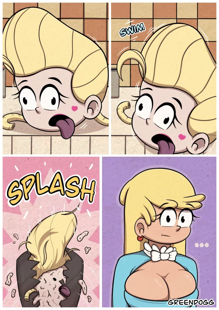 Leni saw her head caught in a trap.