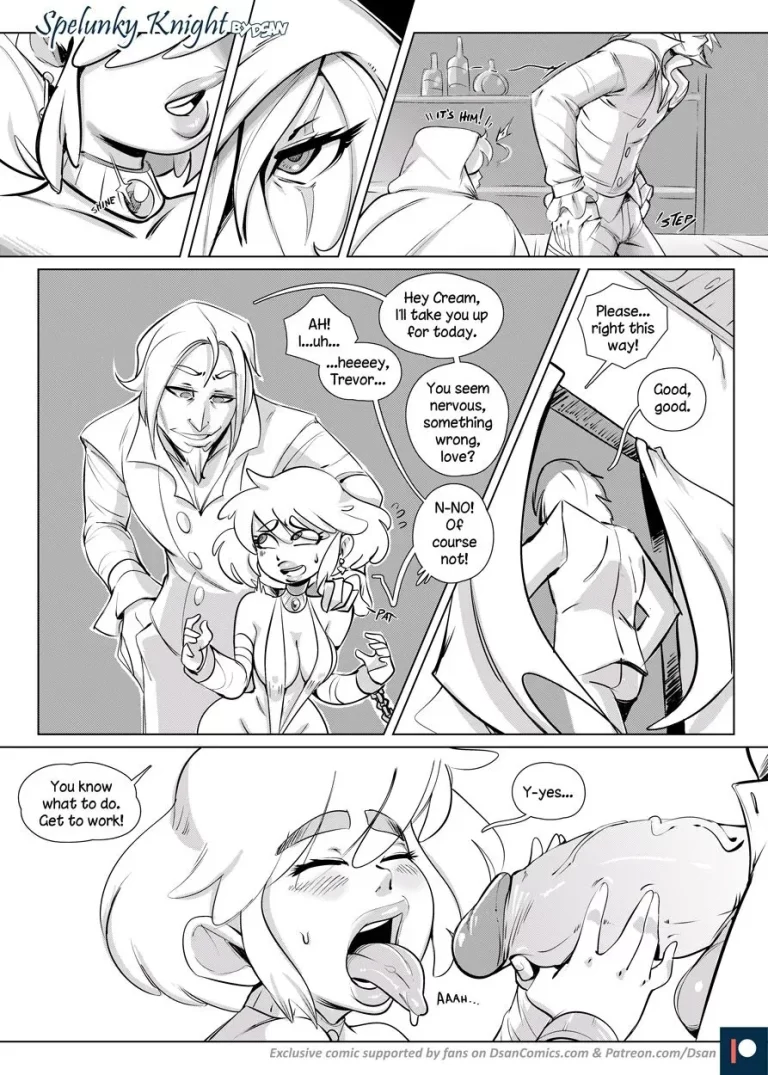 The bandit finds Cream and starts to fuck her in the mouth.