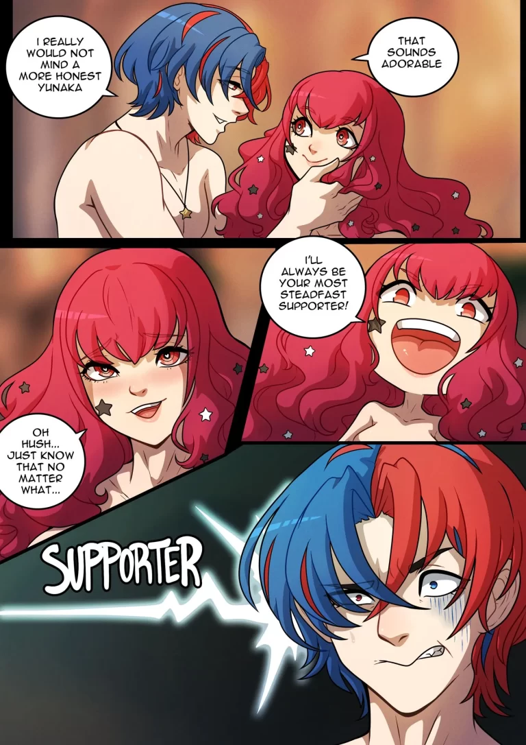 Alear talking to Yunaka.